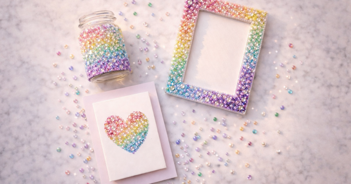 8 idées créatives pour réutiliser les strass diamond painting LETERNEL
