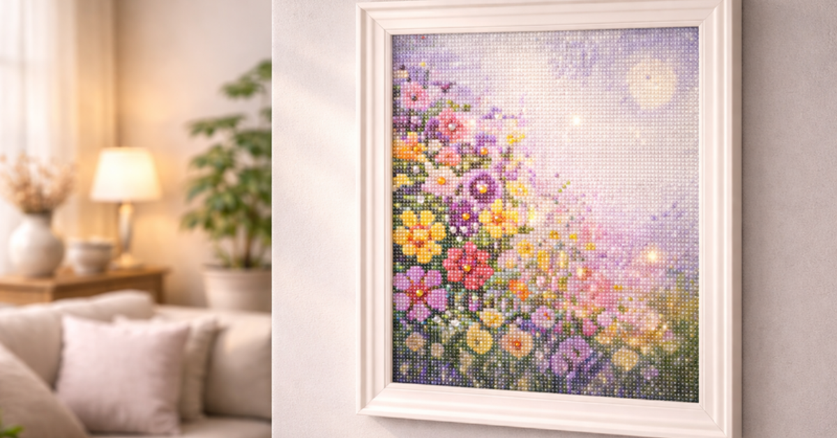 Choisir le bon cadre pour son diamond painting - guide LETERNEL