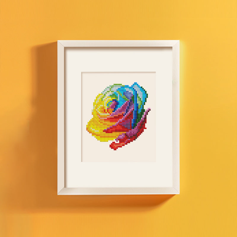 Mini broderie diamant x12 - Touches florales