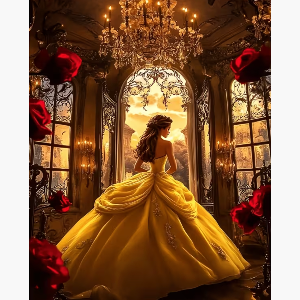Broderie Diamant - Belle princesse