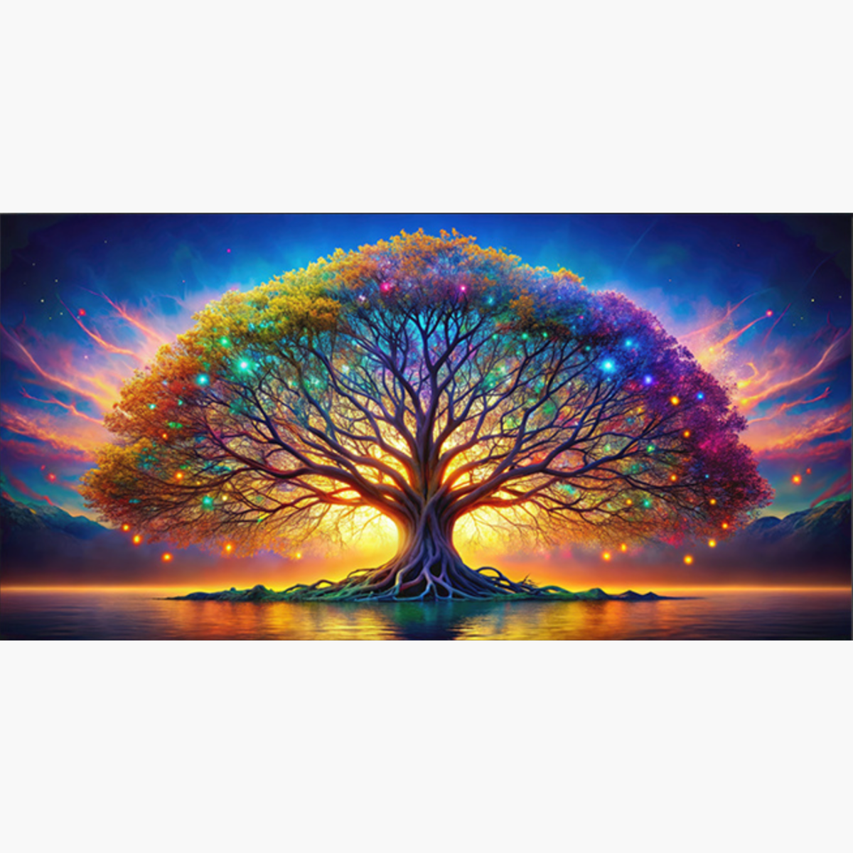 Broderie Diamant - Chêne fantastique