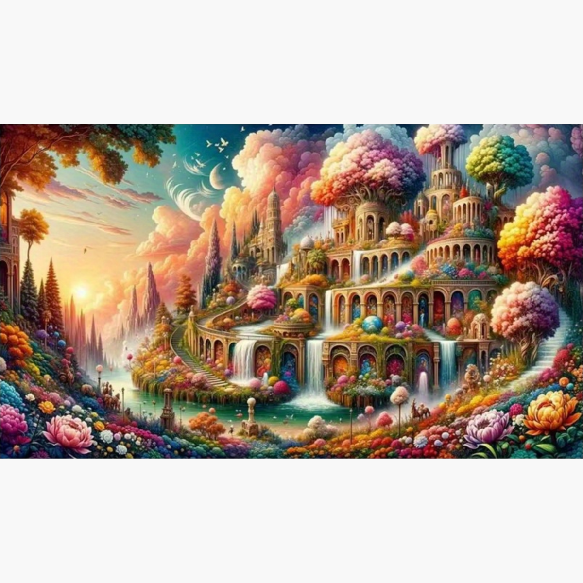 Broderie Diamant - Cité fantastique