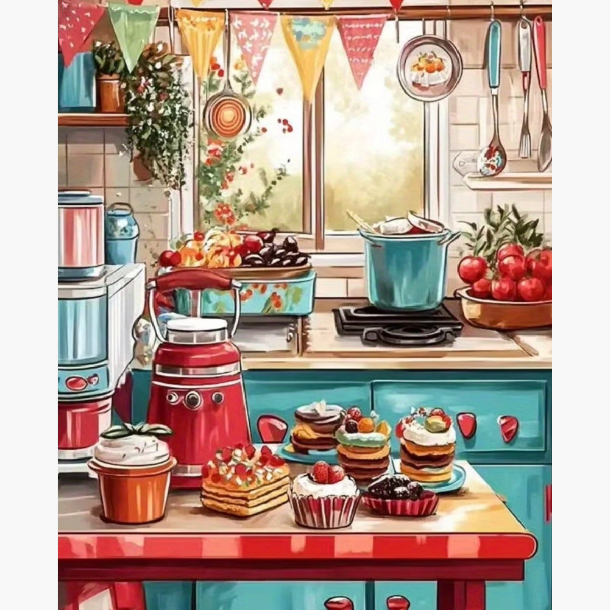 Broderie Diamant - Cuisine cupcake