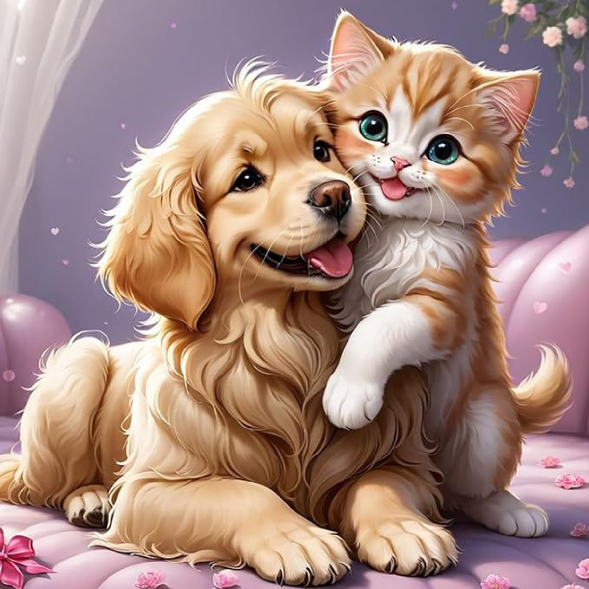 Kit Diamond Painting – Duo mignon | LETERNEL