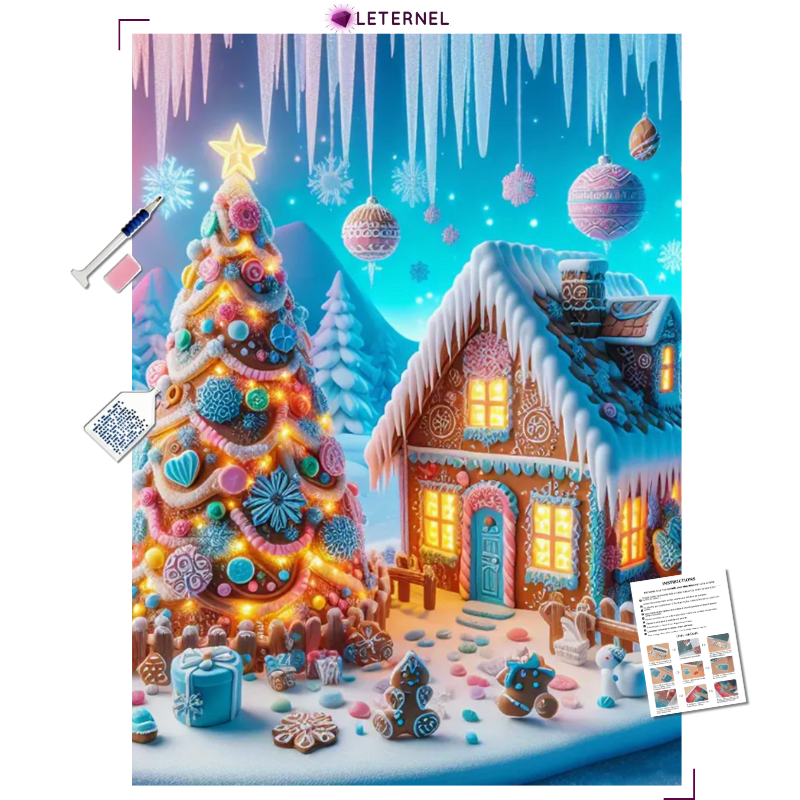 Broderie Diamant - Gateaux Noël