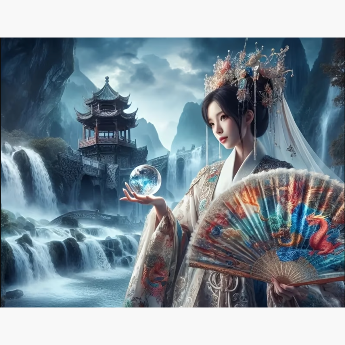 Broderie Diamant - Maître geisha