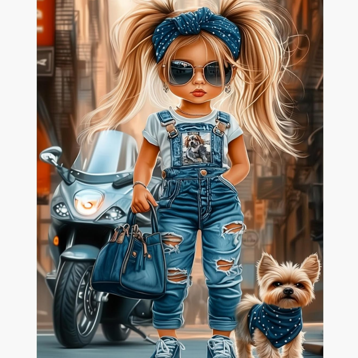 Kit Diamond Painting – Mini motarde | LETERNEL