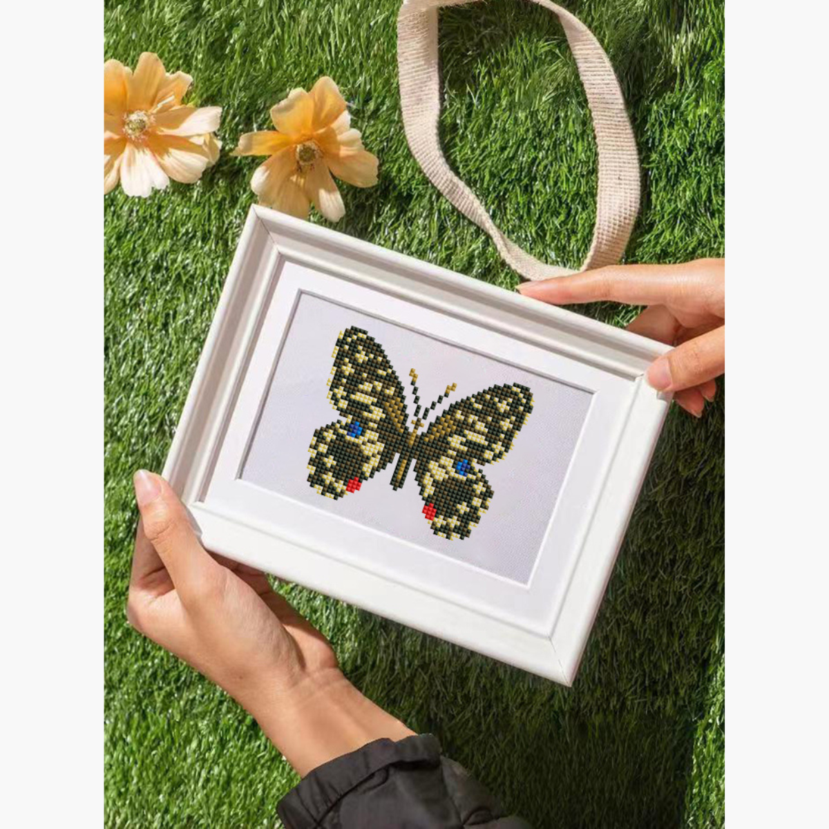 Mini broderie diamant x12 - Papillons