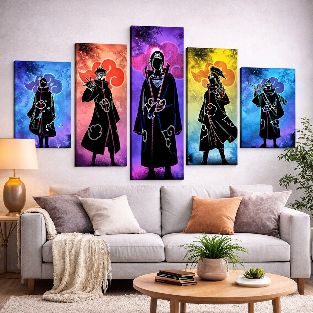 Broderie Diamant - Multi panel - Personnages manga