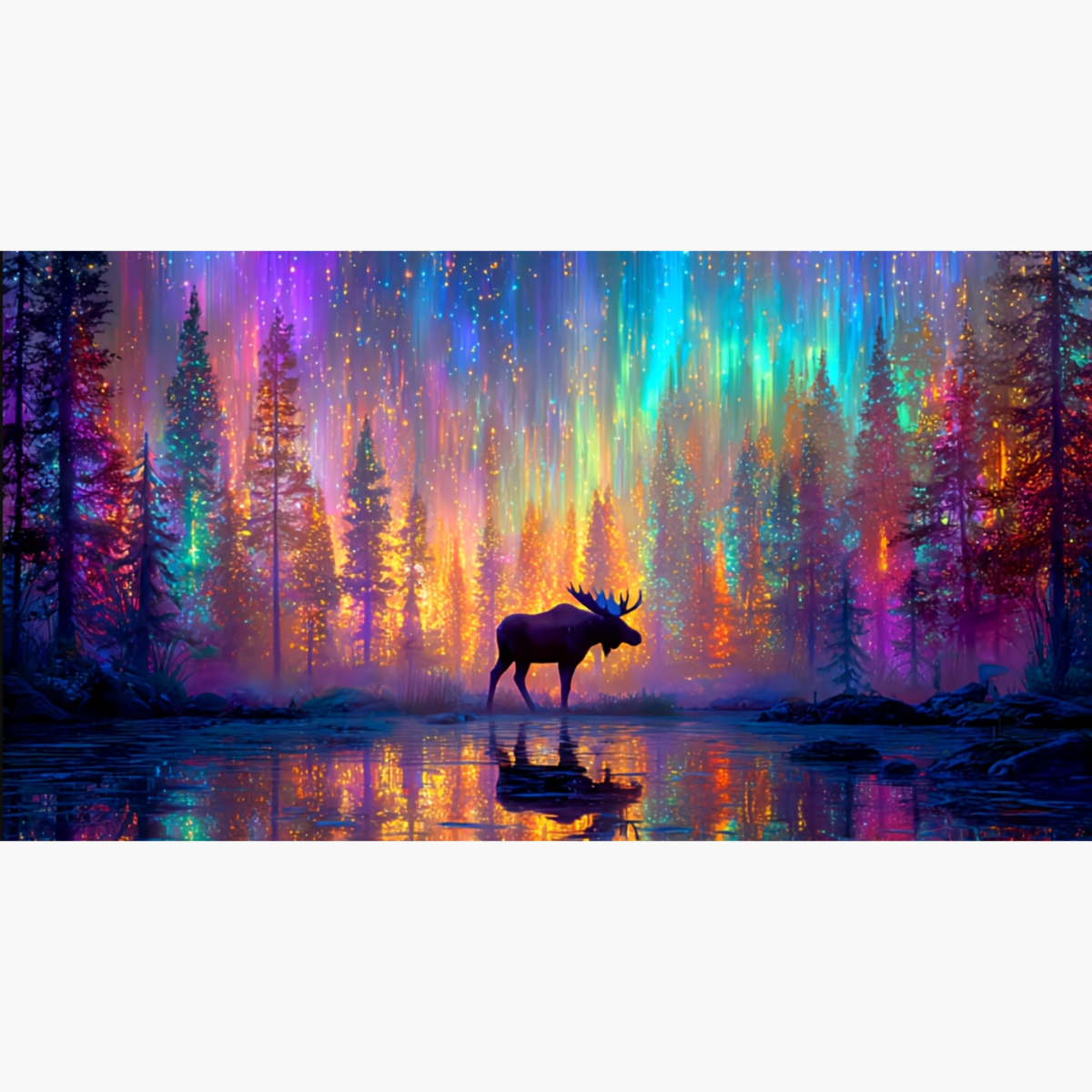 Broderie Diamant - Renne Aurore