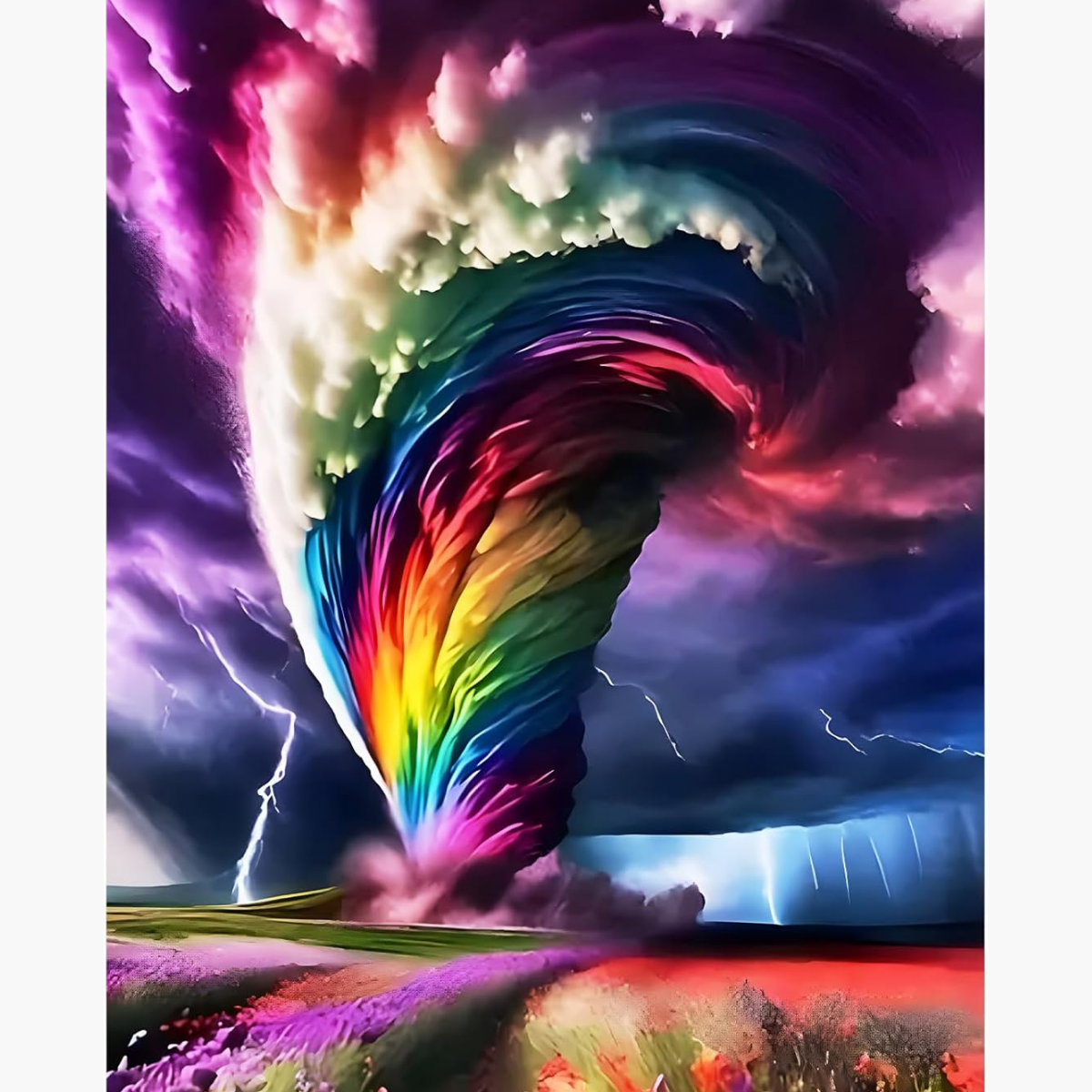 Broderie Diamant - Tornade