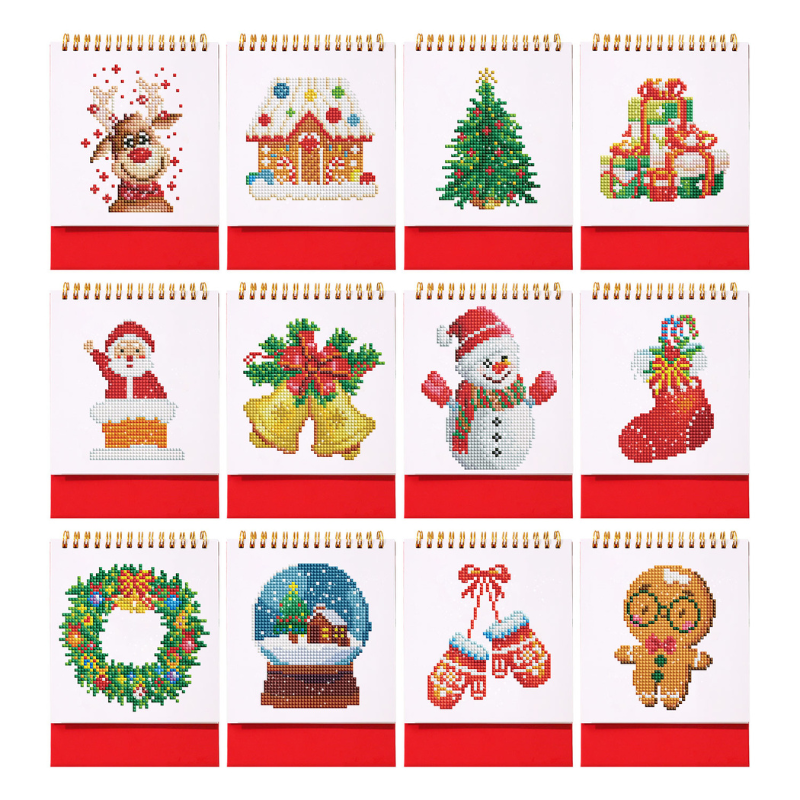 Calendrier Diamond Painting – Édition Noël 2026