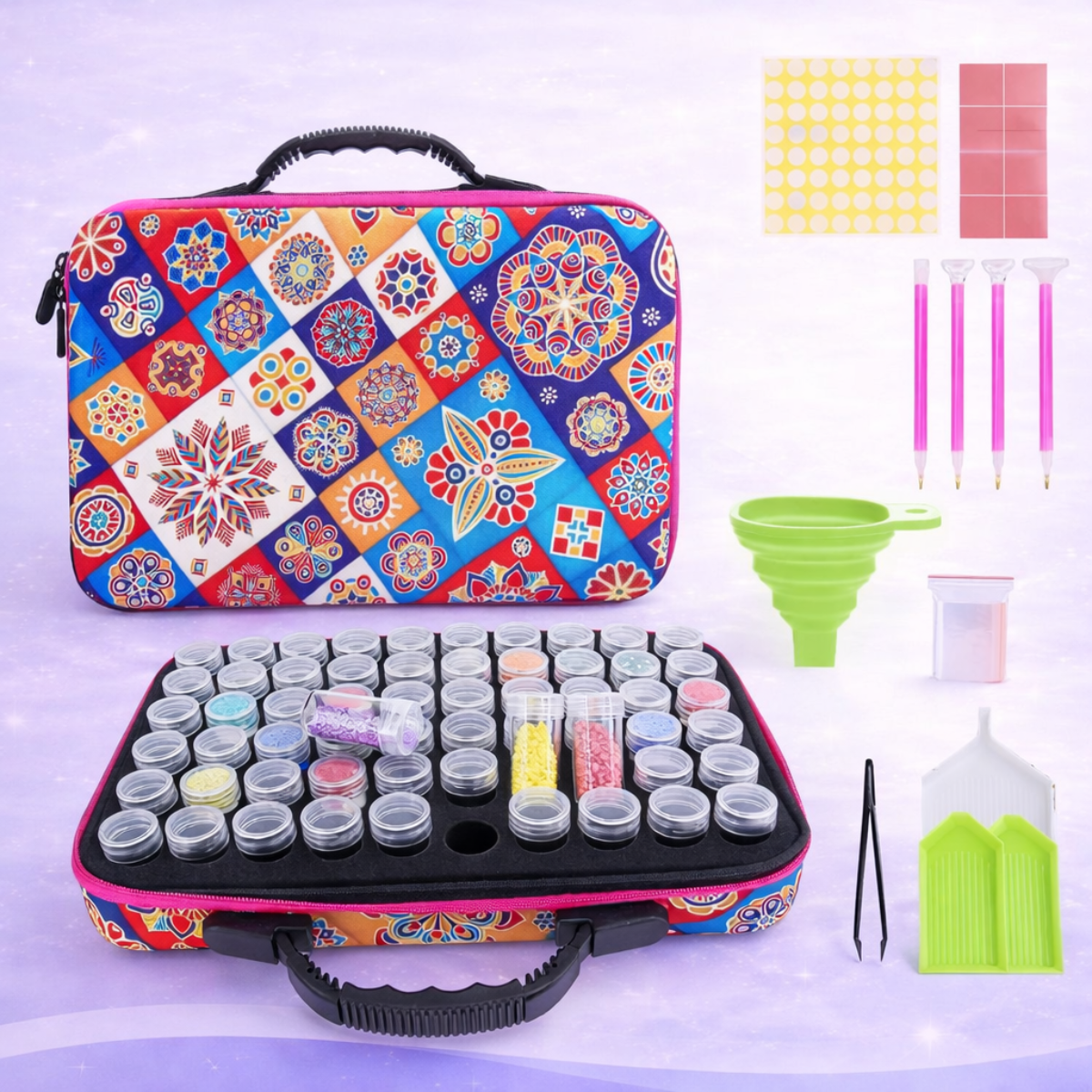 Étui de rangement diamants x60 - Mosaïque