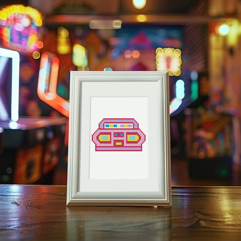 Mini broderie diamant x12 - Rétro