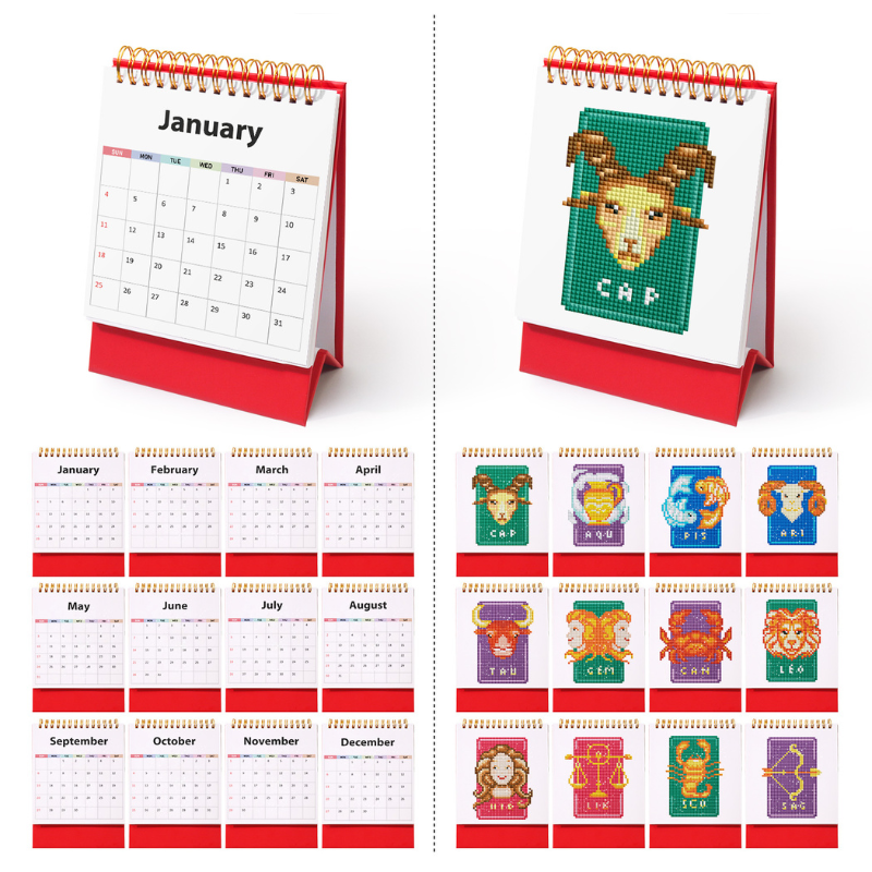 Calendrier Diamond Painting – Édition Astrologie 2026