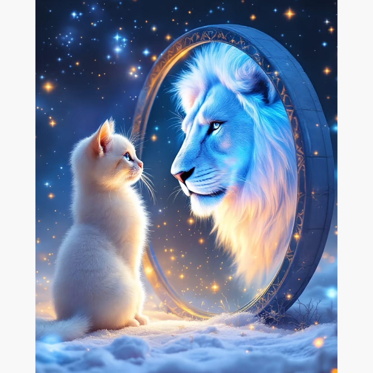 Broderie Diamant Vision chaton – Kit complet broderie diamant | LETERNEL