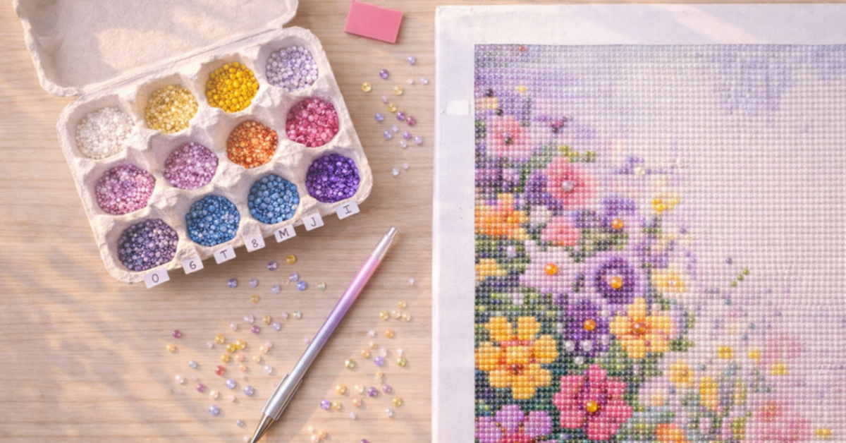 5 astuces diamond painting pour progresser facilement LETERNEL