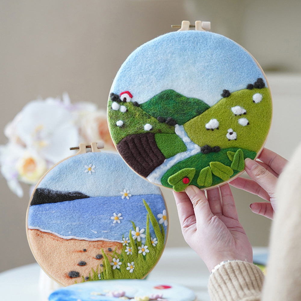 Feutrage à l'aiguille