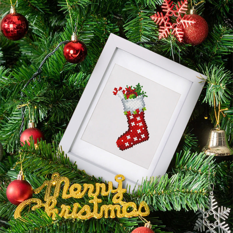 Mini broderie diamant x12 - Noël