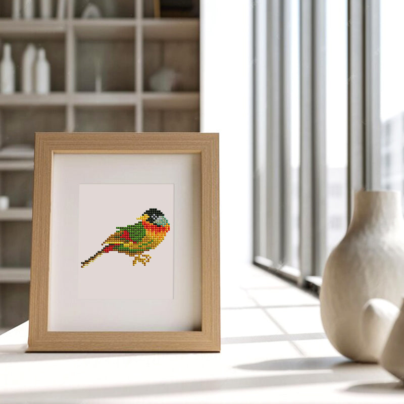 Mini broderie diamant x12 - Oiseaux