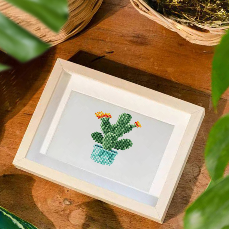 Mini broderie diamant x12 - Plantes