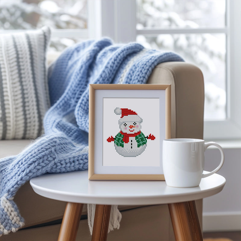 Mini broderie diamant x6 - Éléments Noël