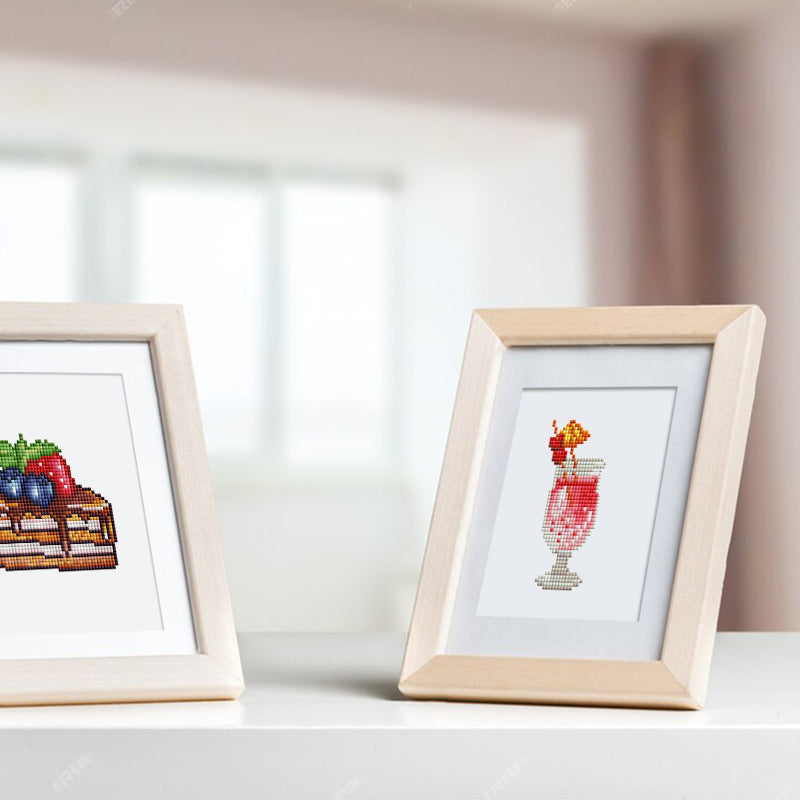 Mini broderie diamant x6 - Anniversaire