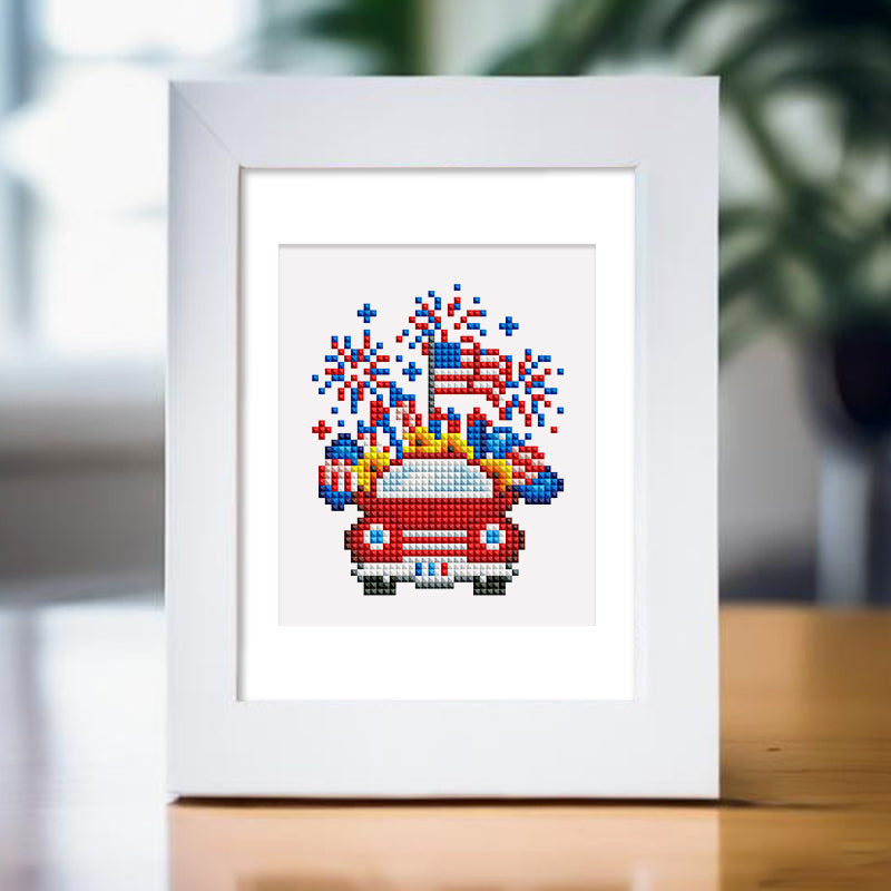 Mini broderie diamant x4 - USA