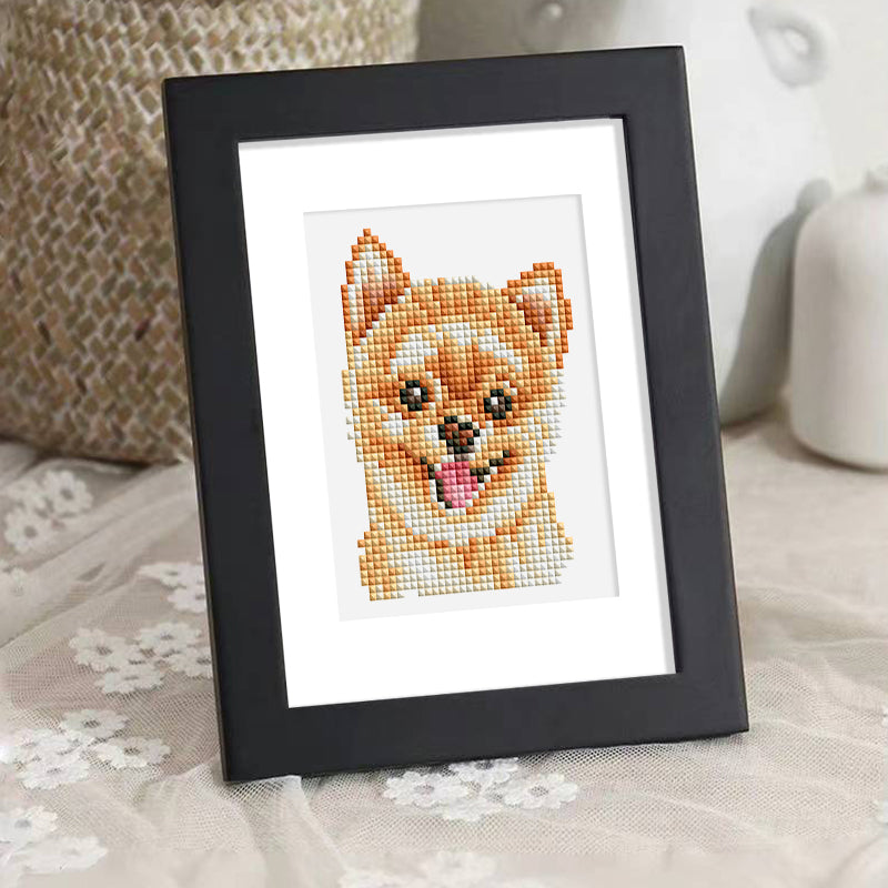 Mini broderie diamant x12 - Chiens