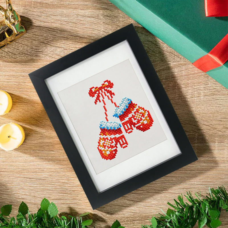 Mini broderie diamant x12 - Symboles Noël