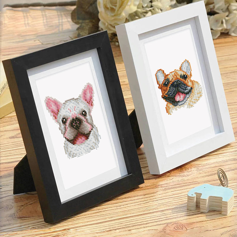 Mini broderie diamant x12 - Chiens