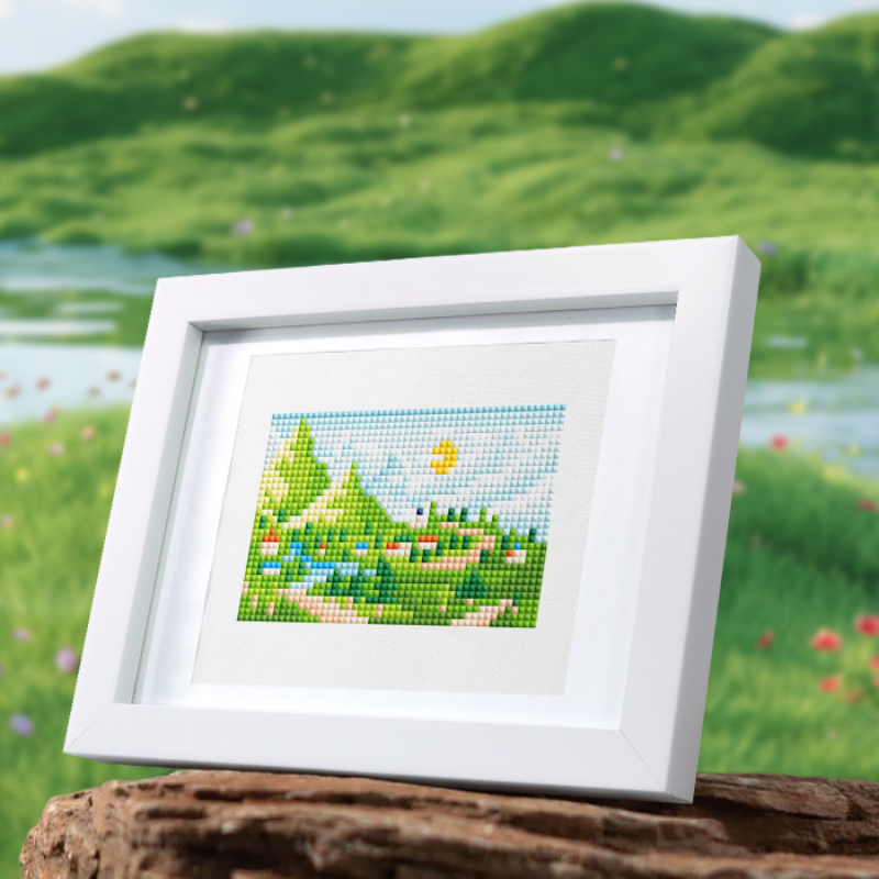 Mini broderie diamant x10 - Paysages
