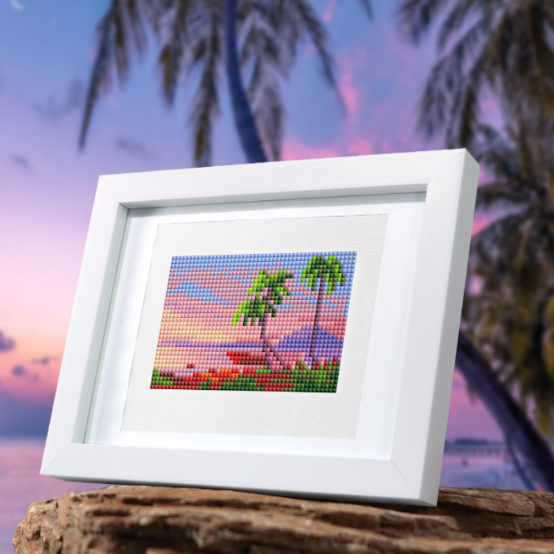 Mini broderie diamant x10 - Paysages