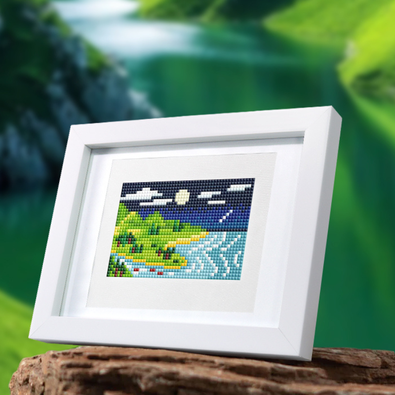 Mini broderie diamant x10 - Paysages