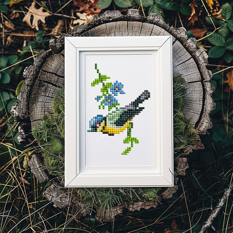 Mini broderie diamant x12 - Oiseaux