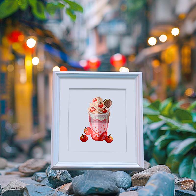 Mini broderie diamant x12 - Cocktails