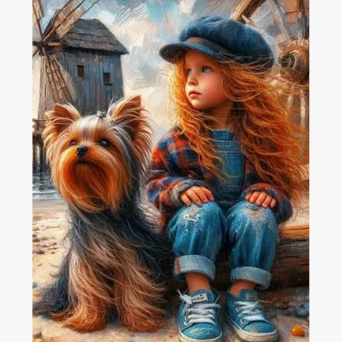 Broderie Diamant - Amitié moulin