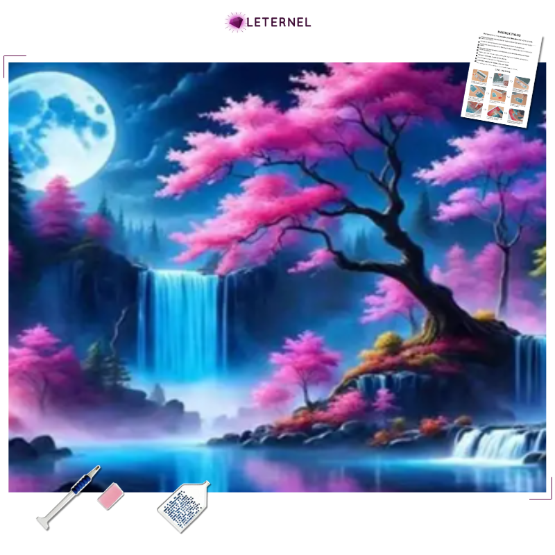 Broderie Diamant - Arbre Majestueux