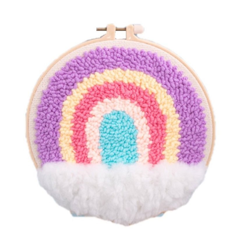 Punch Needle - Arc en ciel