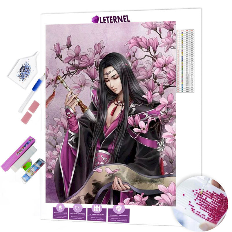 Broderie Diamant - Artiste asiatique