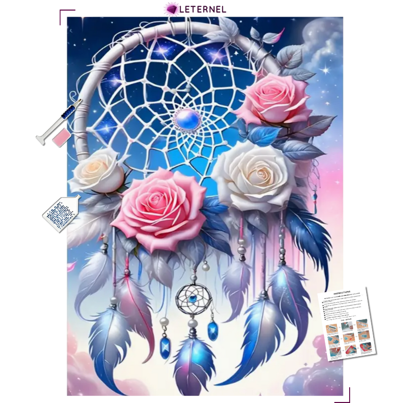 Broderie Diamant - Attrape rêve doux