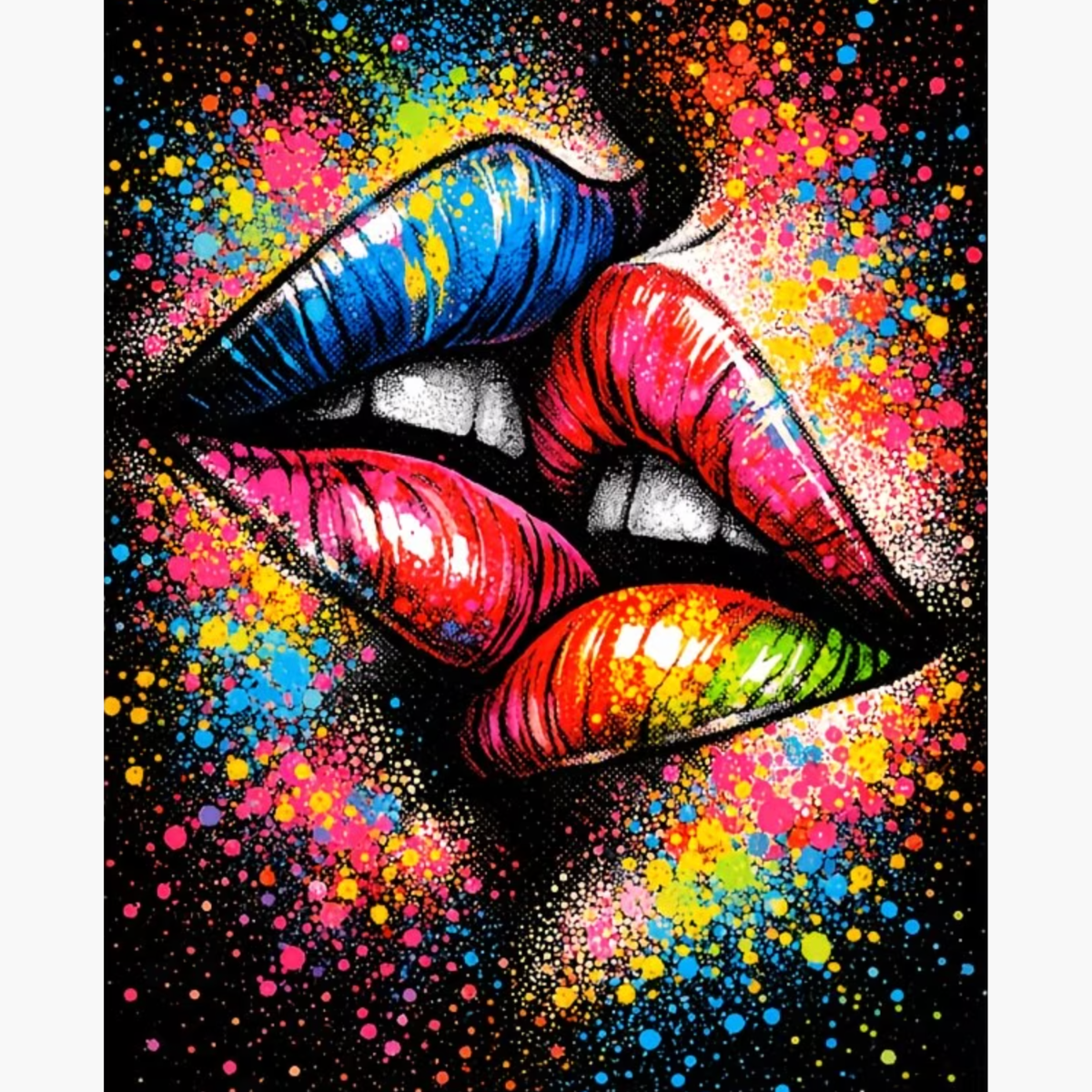 Broderie Diamant - Baiser