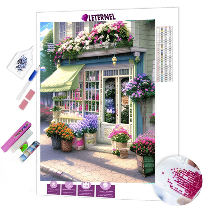 Broderie Diamant - Boutique de fleurs