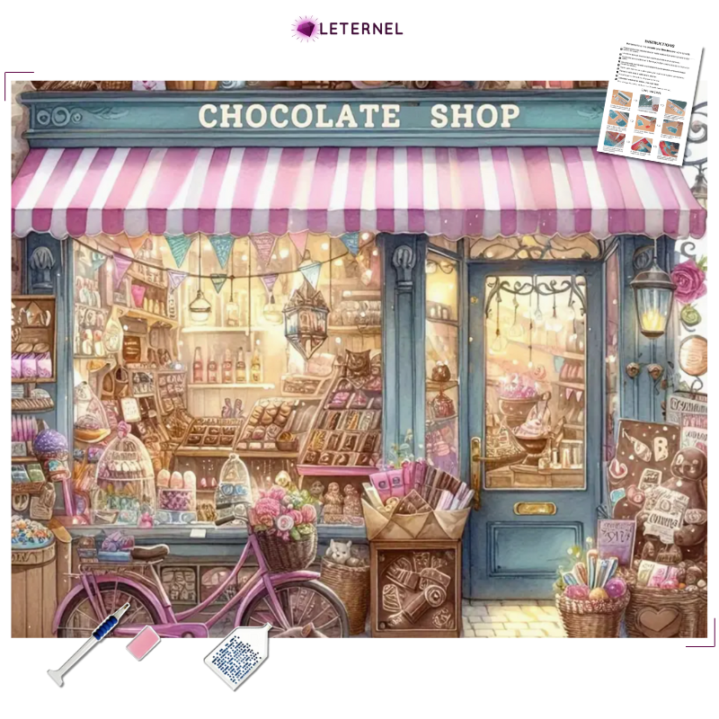 Broderie Diamant - Boutique chocolat