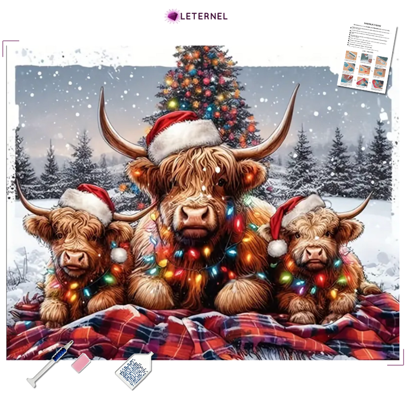 Broderie Diamant - Buffles