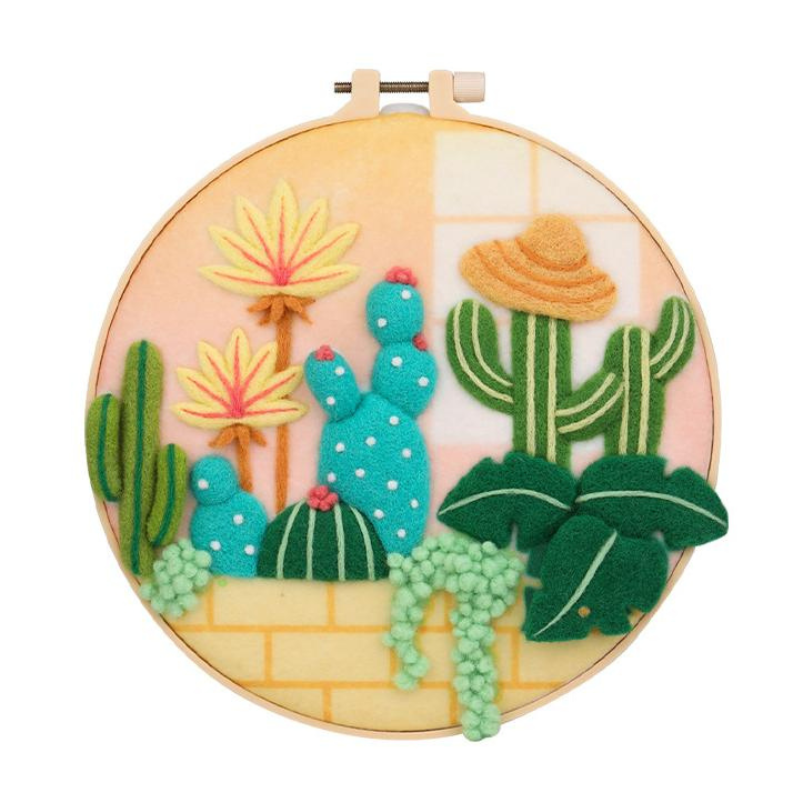 Feutrage à l&#39;aiguille - Cactus