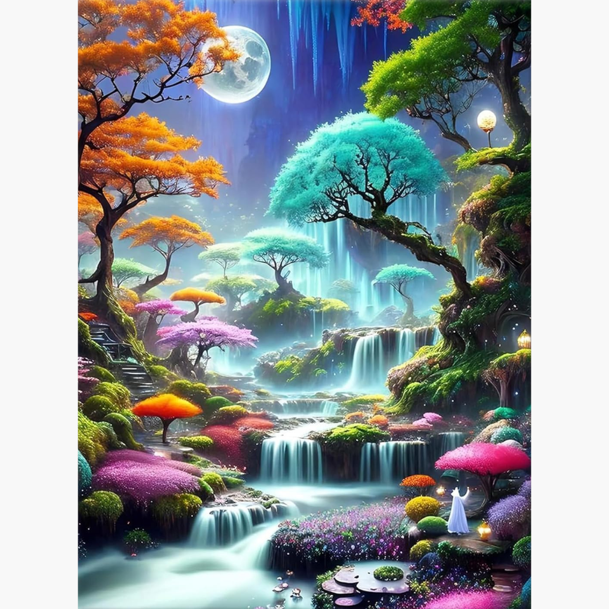 Broderie Diamant - Cascades secrètes