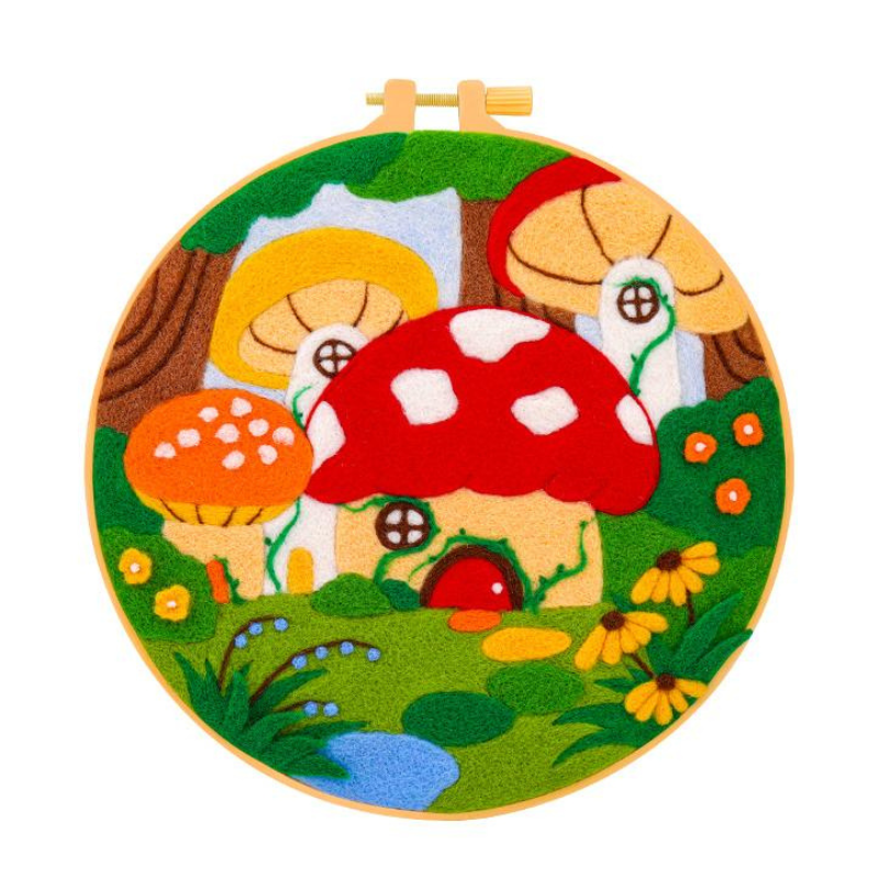 Feutrage à l&#39;aiguille - Champignons