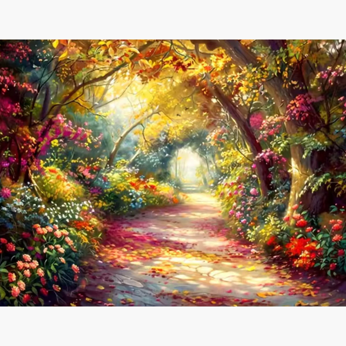 Broderie Diamant - Chemin secret