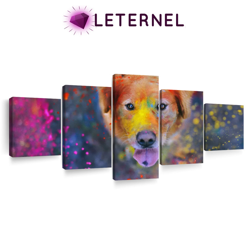 Broderie Diamant - Multi panel - Chien